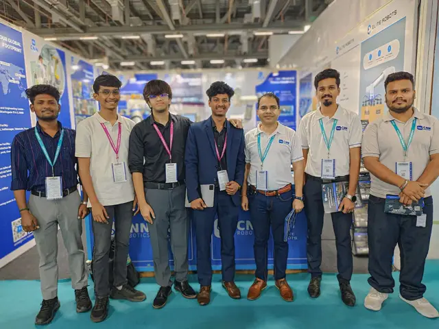 Jyotishman Das with ADHVX Technologies and CNN Automation (Denmark), Automation Expo 2026