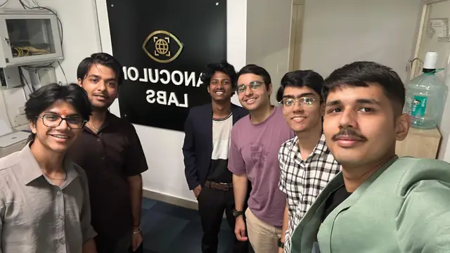 Jyotishman Das with Pinoculon Labs