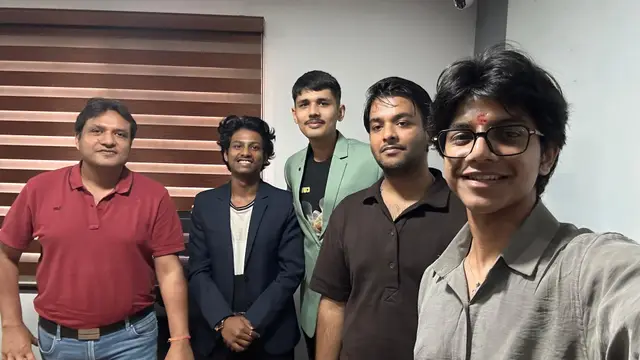 Jyotishman Das with Vineet, CEO of XPRobotics